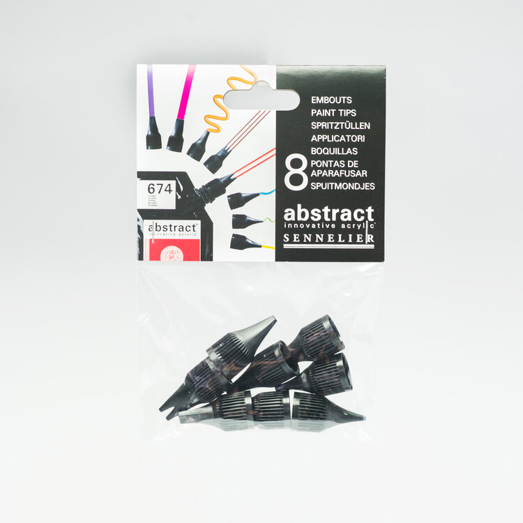 Sennelier (Abstract) 8 mondstukken voor Abstract tubes