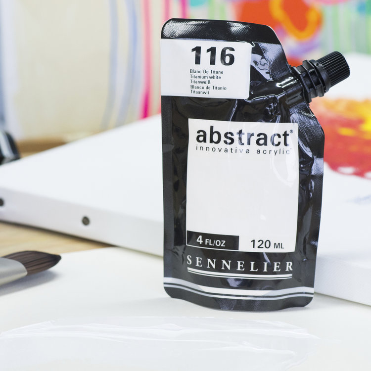Sennelier (Abstract) 116 acrylverf HEAVY 120ml - titanium white