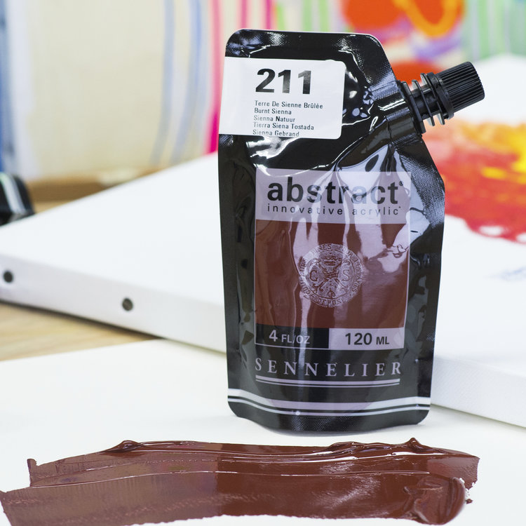 Sennelier (Abstract) 211 acrylverf HEAVY 120ml - burnt sienna
