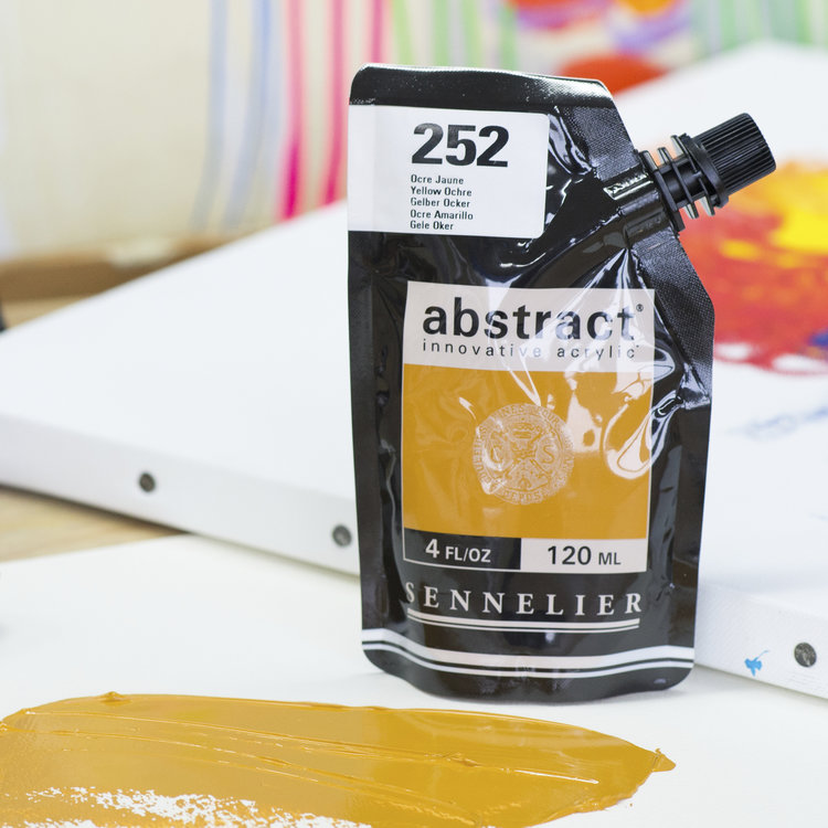Sennelier (Abstract) 252 Abstract acrylverf 120ml - gele oker