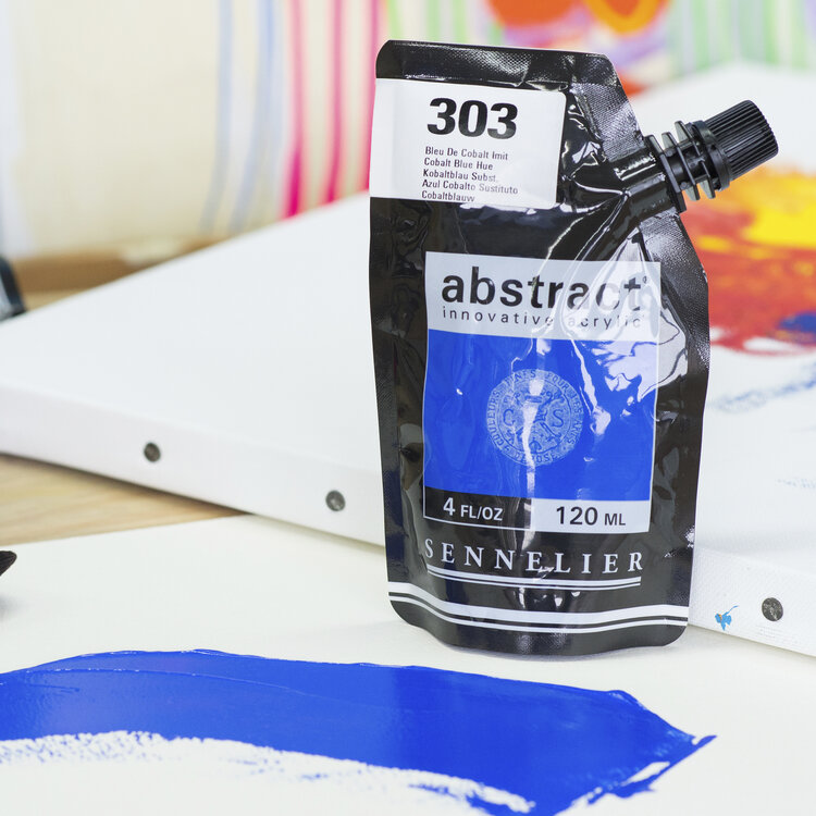 Sennelier (Abstract) 303 acrylverf HEAVY 120ml - cobalt blue hue