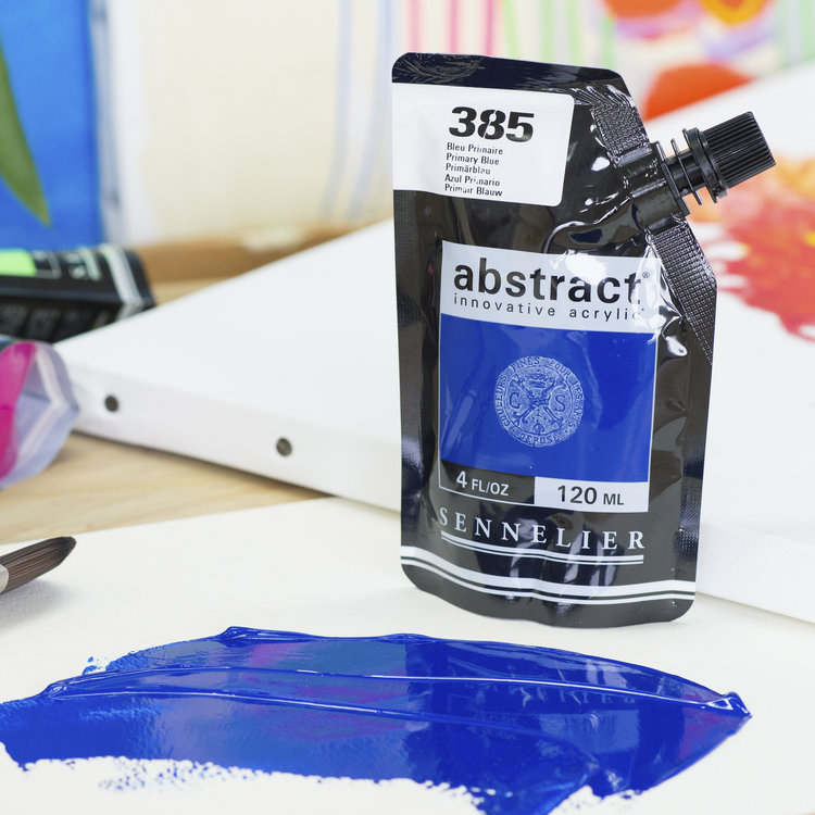 Sennelier (Abstract) 385 acrylverf HEAVY 120ml - primary blue