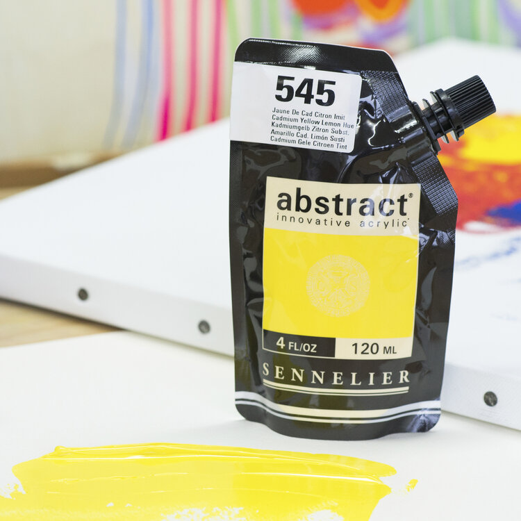 Sennelier (Abstract) 545 acrylverf HEAVY 120ml - cadmium lemon yellow hue