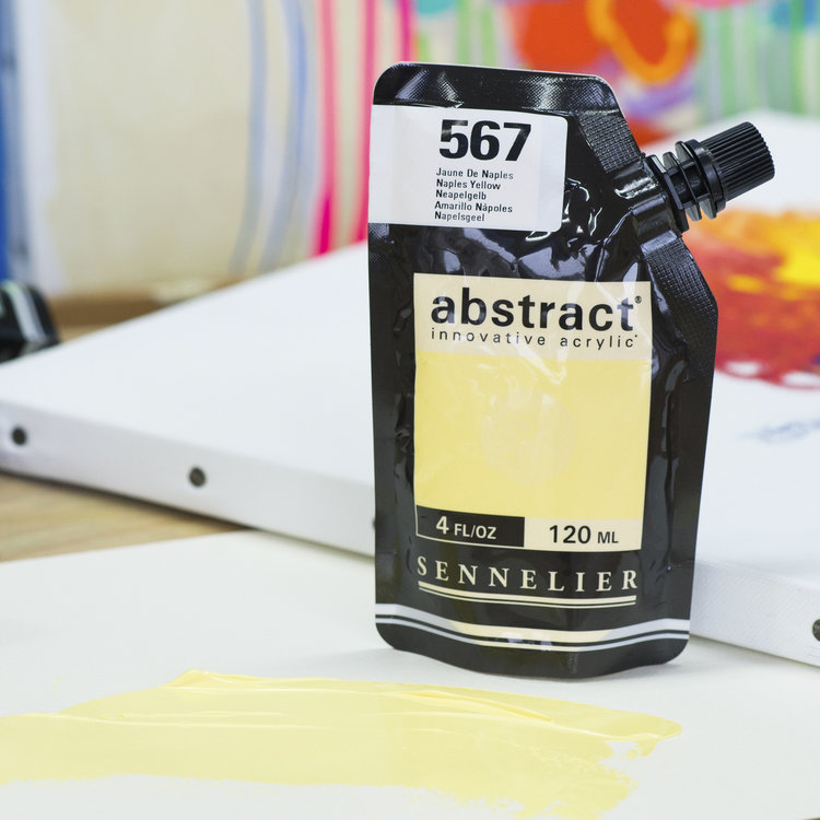 Sennelier (Abstract) 567 acrylverf HEAVY 120ml - Naples yellow