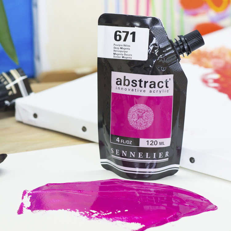 Sennelier (Abstract) 671 acrylverf HEAVY 120ml - deep magenta