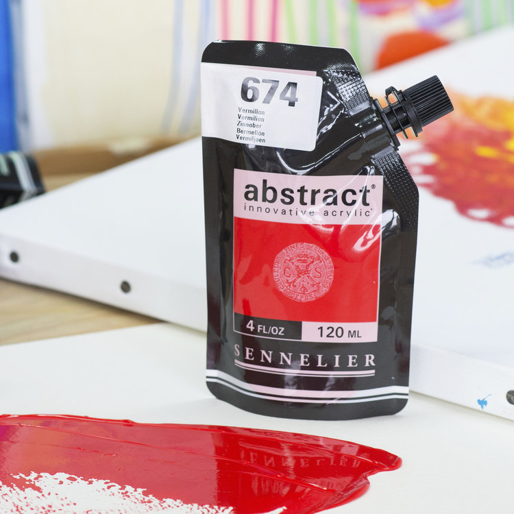Sennelier (Abstract) 674 acrylverf HEAVY 120ml - vermilion