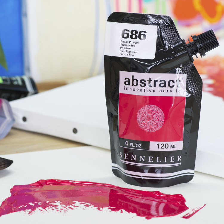 Sennelier (Abstract) 686 acrylverf HEAVY 120ml - primary red