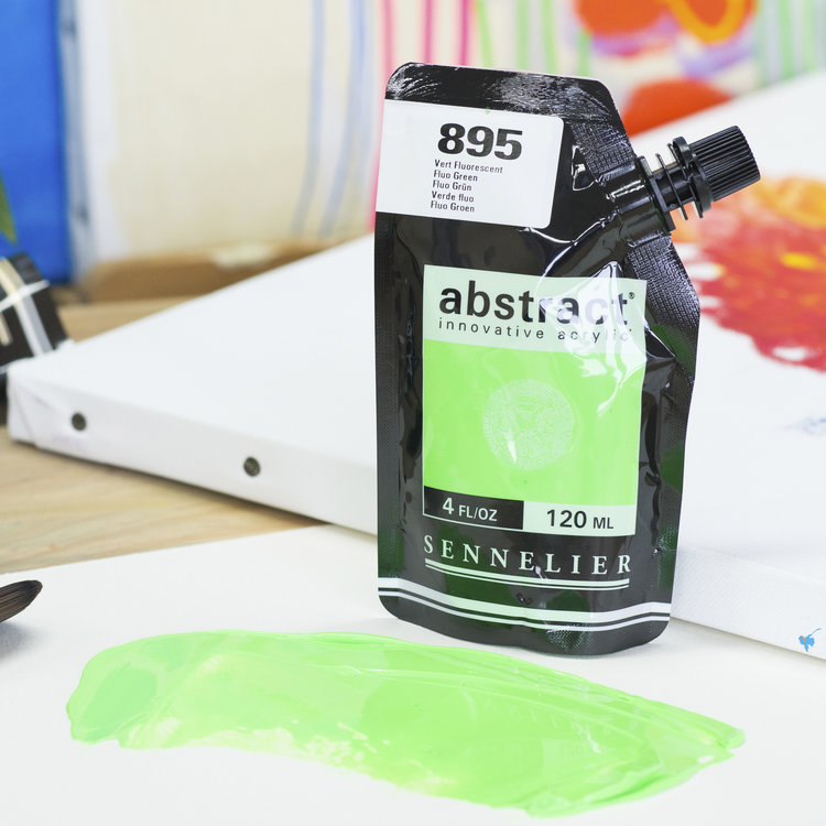 Sennelier (Abstract) 895 Abstract acrylverf 120ml - fluo groen