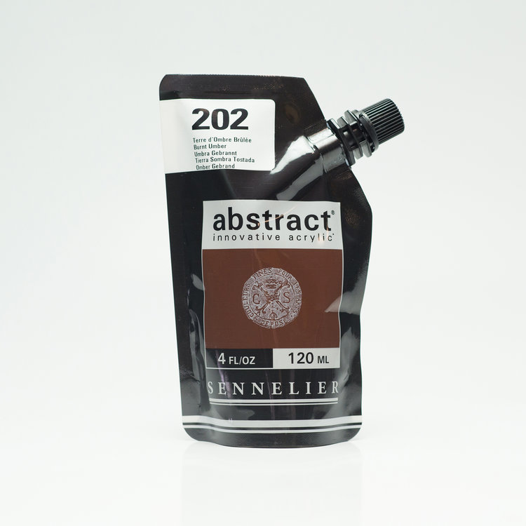 Sennelier (Abstract) 202 acrylverf HEAVY 120ml - burnt umber