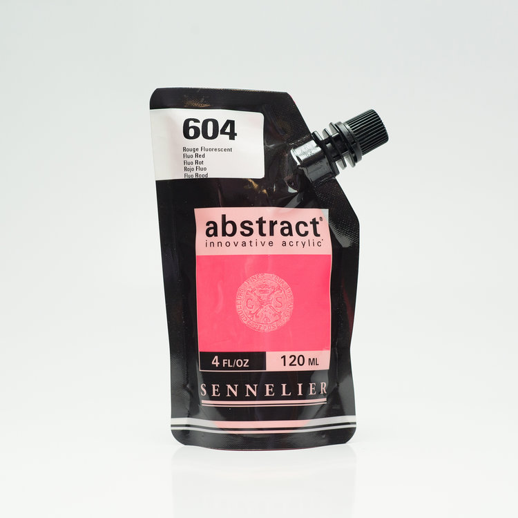 Sennelier (Abstract) 604 acrylverf HEAVY 120ml - fluo red