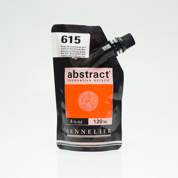Sennelier (Abstract) 615 Abstract acrylverf 120ml - cadmium rood oranje tint