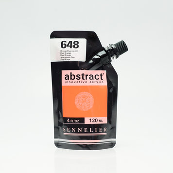 Sennelier (Abstract) 648 fluo orange - 120ml HEAVY acrylverf