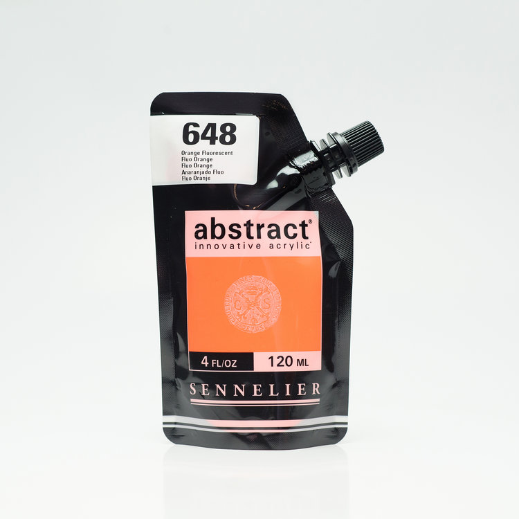 Sennelier (Abstract) 648 acrylverf HEAVY 120ml - fluo orange