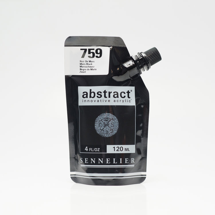 Sennelier (Abstract) 759 acrylverf HEAVY 120ml - black