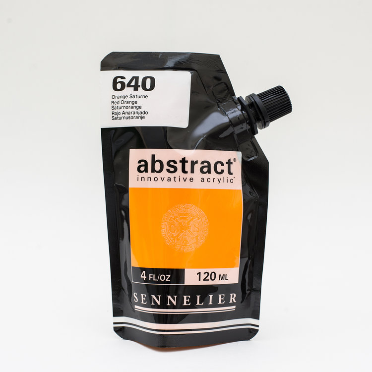 Sennelier (Abstract) 640 acrylverf HEAVY 120ml - Saturn orange