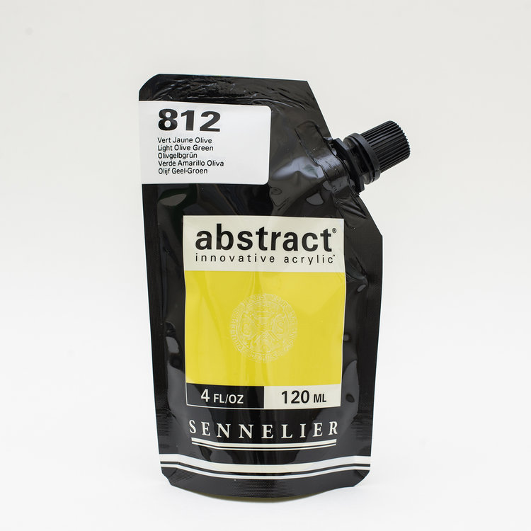 Sennelier (Abstract) 812 Abstract acrylverf 120ml - olijf geel-groen