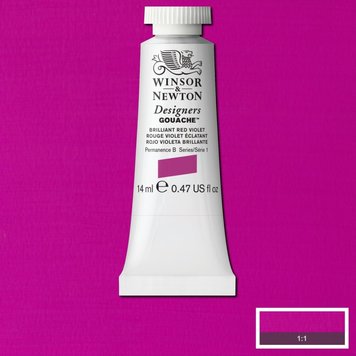 Winsor & Newton 050 Designer's gouache 14ml - brilliant red/violet