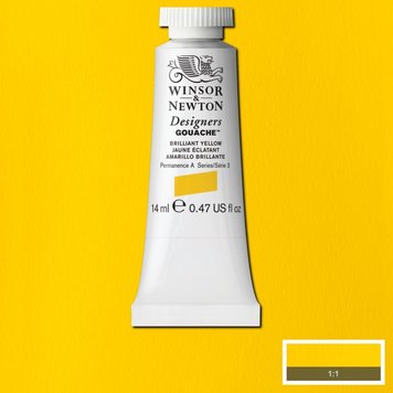 Winsor & Newton 055 Designer's gouache 14ml - brilliant yellow