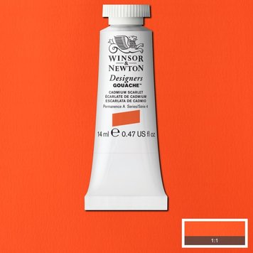Winsor & Newton 106 cadmium scarlet - 14ml gouache
