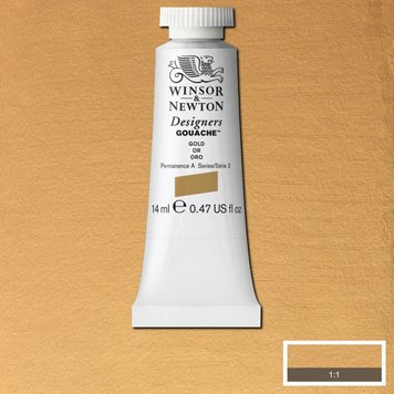 Winsor & Newton 283 Designer's gouache 14ml - gold