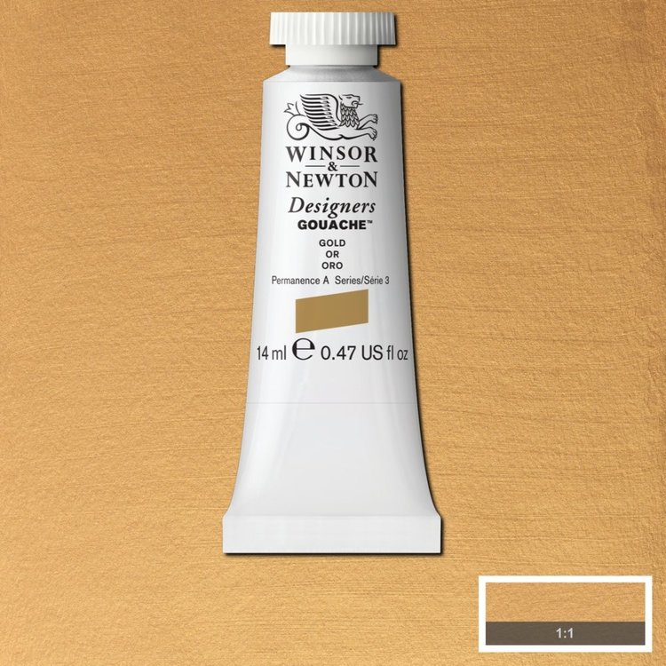 Winsor & Newton 283 gouache tube 14ml - gold