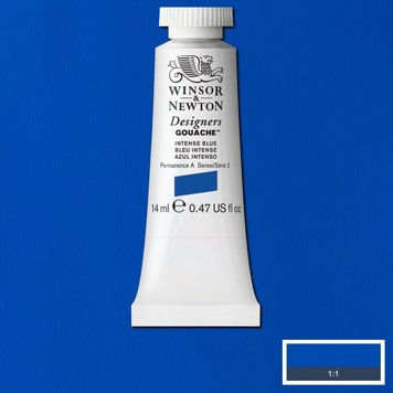 Winsor & Newton 327 intense blue - 14ml gouache
