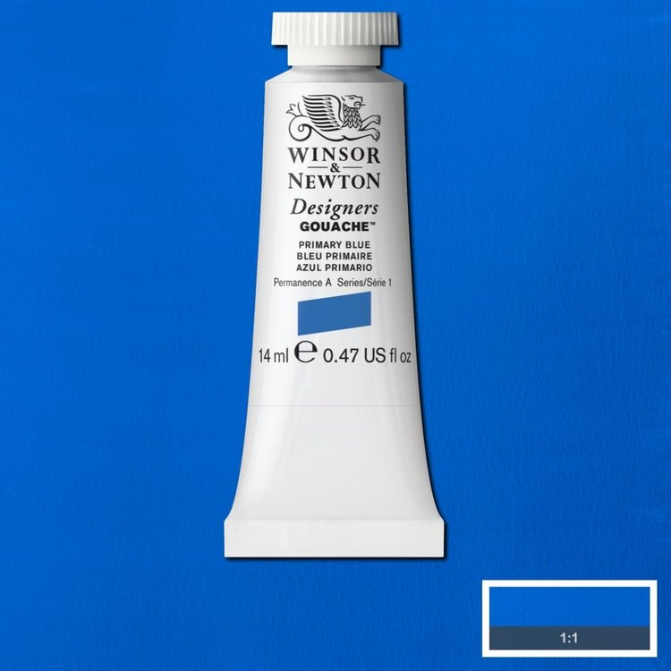 Winsor & Newton 523 Designer's gouache 14ml - primary blue