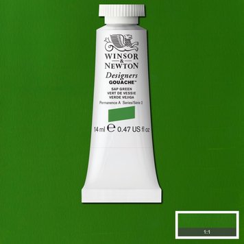 Winsor & Newton 599 Designer's gouache 14ml - sap green