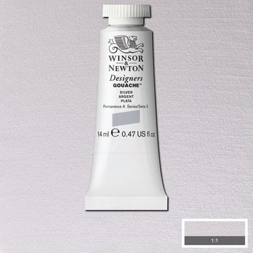 Winsor & Newton 617 silver - 14ml gouache
