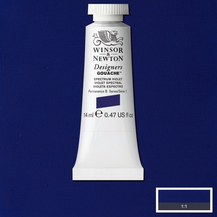 Winsor & Newton 625 Designer's gouache 14ml - spectrum violet