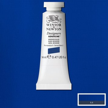 Winsor & Newton 706 Designer's gouache 14ml - winsor blue