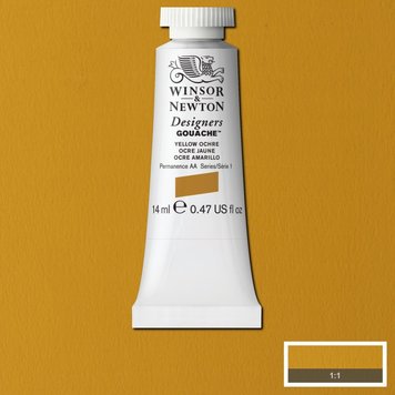 Winsor & Newton 744 yellow ochre - 14ml gouache