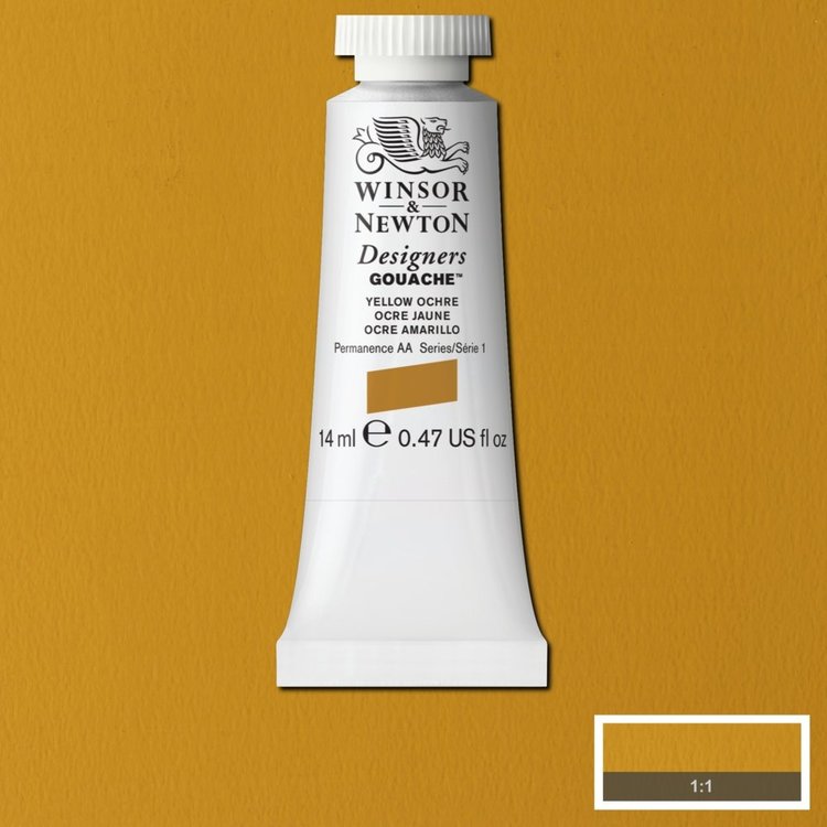 Winsor & Newton 744 Designer's gouache 14ml - yellow ochre