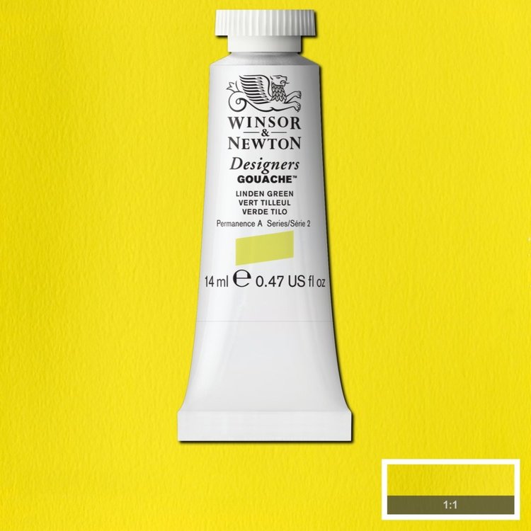 Winsor & Newton 369 Designer's gouache 14ml - Linden green