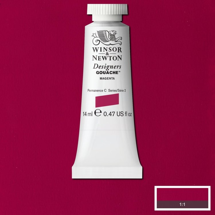 Winsor & Newton 380 Designer's gouache 14ml - magenta