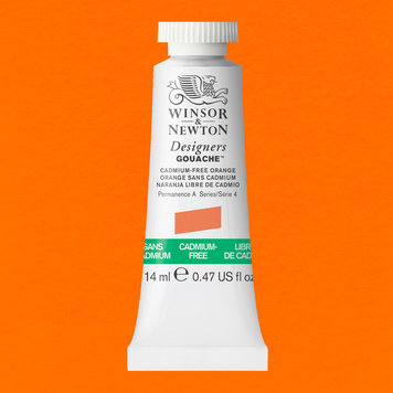 Winsor & Newton 899 Designer's gouache 14ml - cadmium free orange