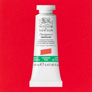 Winsor & Newton 901 Designer's gouache 14ml - cadmium free red