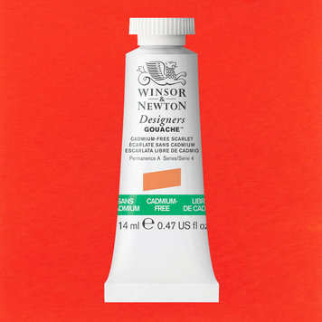Winsor & Newton 903 cad free scarlet - 14ml gouache