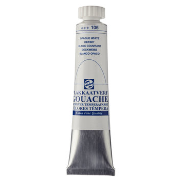 Talens gouache (plakkaat) 100 wit extra dekkend 20ml