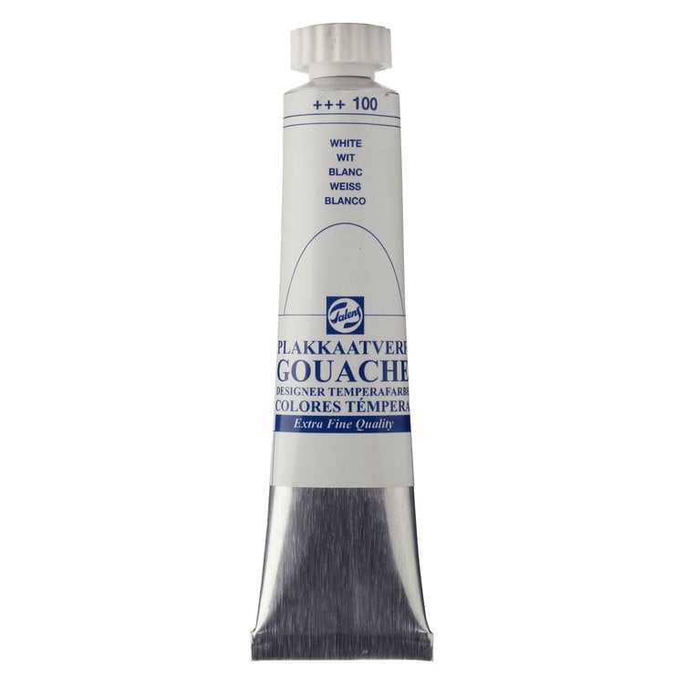 Talens gouache (plakkaat) 100 wit 20ml