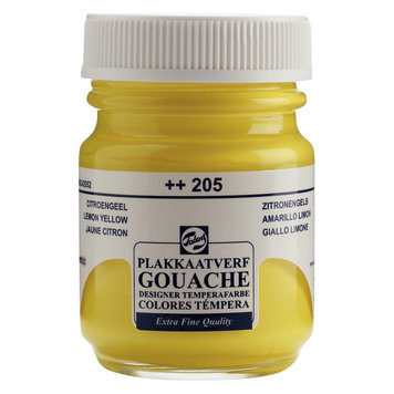 Talens plakkaatverf 205 citroengeel 50ml