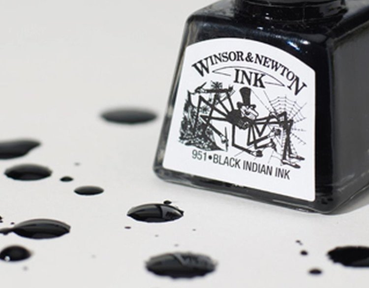 Winsor & Newton black Indian ink