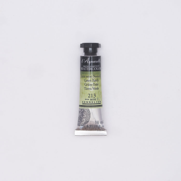Sennelier 213 aquarelverf 10 ml - groene aarde