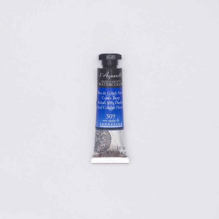 Sennelier 309 aquarelverf 10 ml - kobaltblauw donker