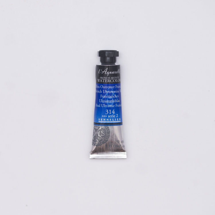 Sennelier 314 aquarelverf 10 ml - ultramarijn frans
