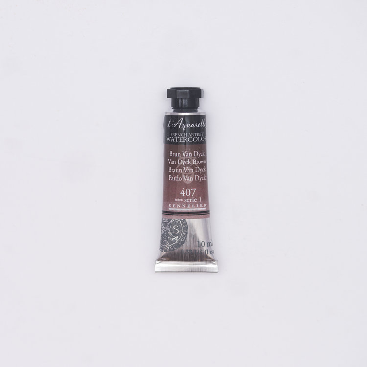 Sennelier 407 aquarelverf 10 ml - van Dijckbruin