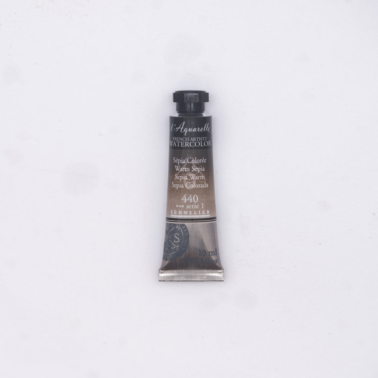 Sennelier 440 aquarelverf 10 ml - gekleurd sepia