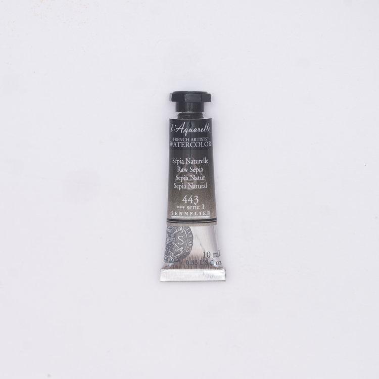 Sennelier 443 l'Aquarelle tube 10ml - sepia naturel