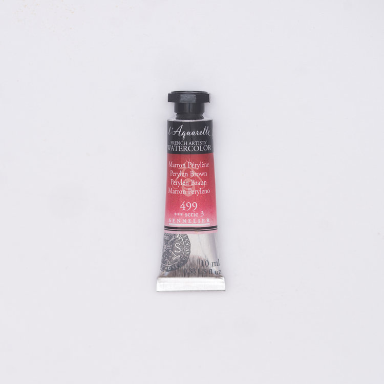 Sennelier 499 aquarelverf 10 ml - peryleen bruin