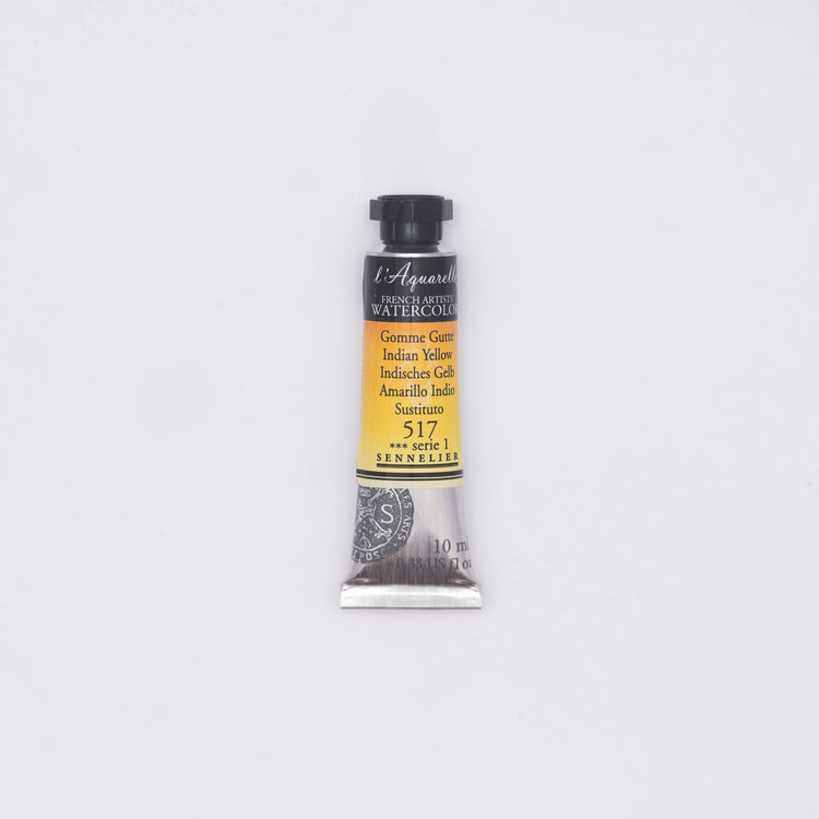 Sennelier 517 l'Aquarelle tube 10ml - Indisch geel / gomme gutte